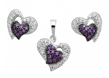 Rhodium Plated | Fashion Pendant Sets